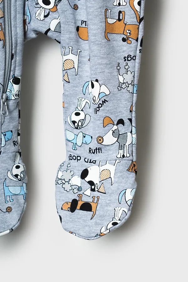 Комбинезон детский трикотажный для мальчиков PLAYTODAY, разноцветный - фото 2