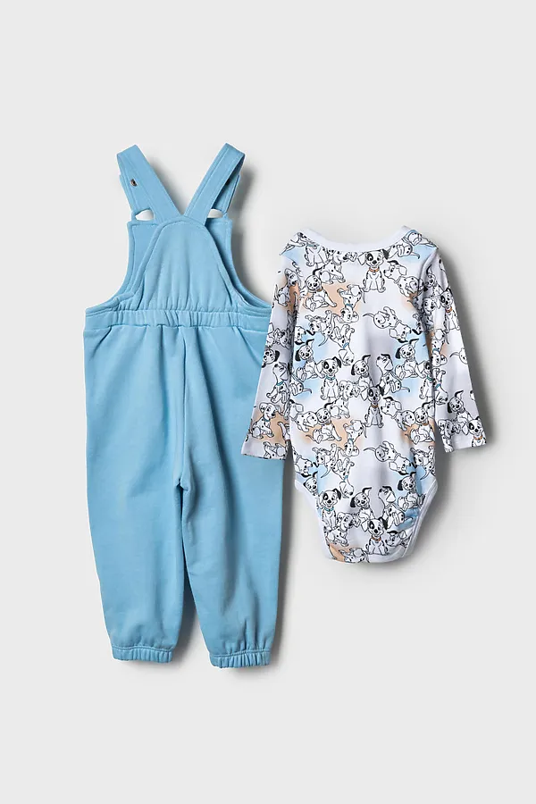 Комплект детский трикотажный для мальчиков: боди, полукомбинезон PLAYTODAY, разноцветный - фото 2