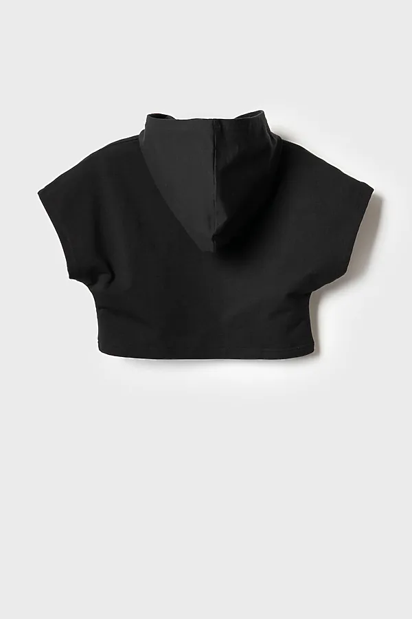 Джемпер трикотажный для девочек (футболка) PLAYTODAY, черный - фото 2