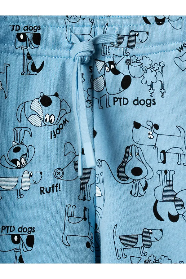 Комплект детский трикотажный для мальчиков: толстовка, брюки PLAYTODAY, голубой,белый,черный - фото 2