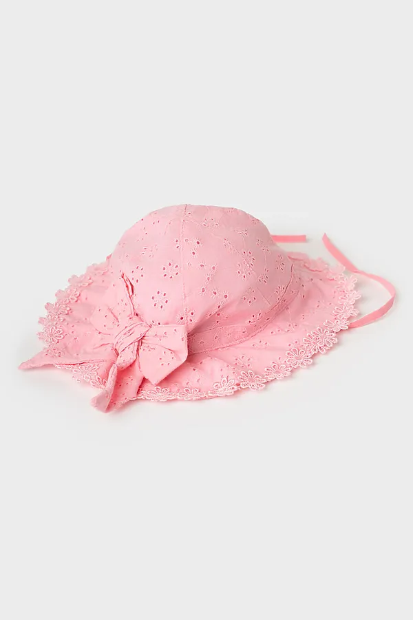 Панама детская текстильная для девочек PLAYTODAY, розовый - фото 2
