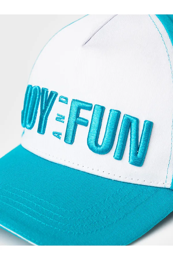 Кепка текстильная для мальчиков PLAYTODAY, белый,ярко-синий - фото 2