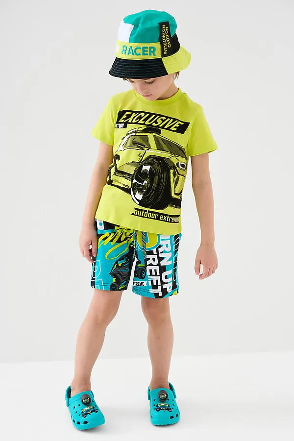 Панама текстильная для мальчиков PLAYTODAY, разноцветный - фото 2