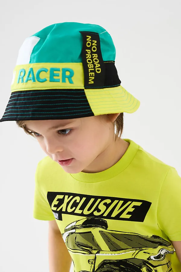 Панама текстильная для мальчиков PLAYTODAY, разноцветный - фото 2