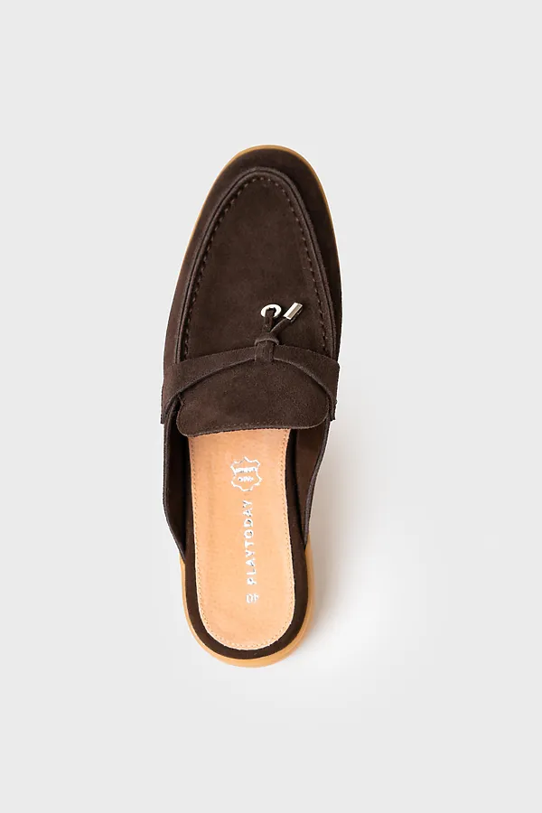 Туфли открытые женские PLAYTODAY, коричневый - фото 2