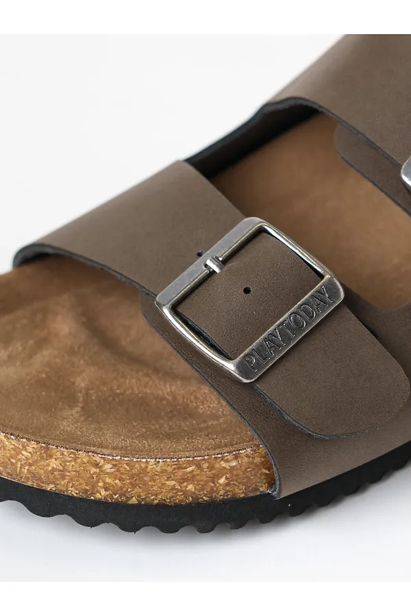 Сандалии мужские PLAYTODAY, хаки - фото 2