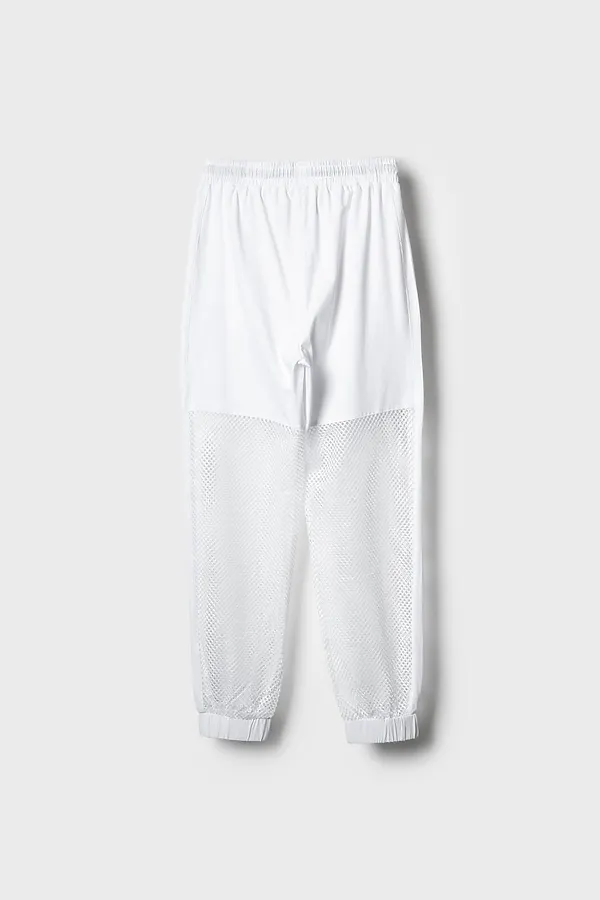Брюки текстильные для девочек PLAYTODAY, белый - фото 2