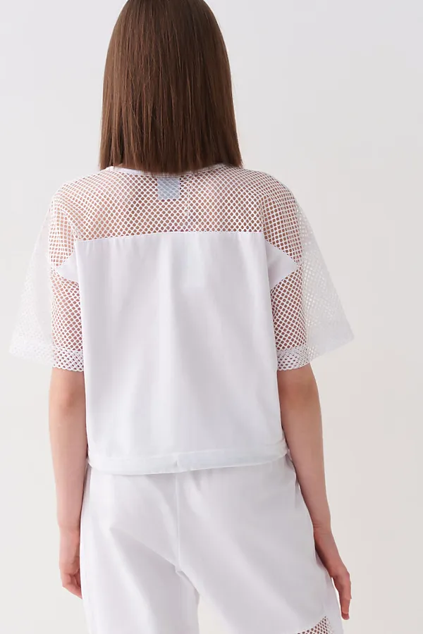 Джемпер трикотажный для девочек (футболка) PLAYTODAY,  - фото 2