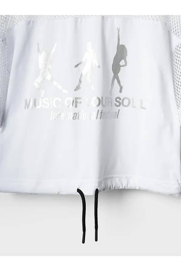 Джемпер трикотажный для девочек (футболка) PLAYTODAY,  - фото 2