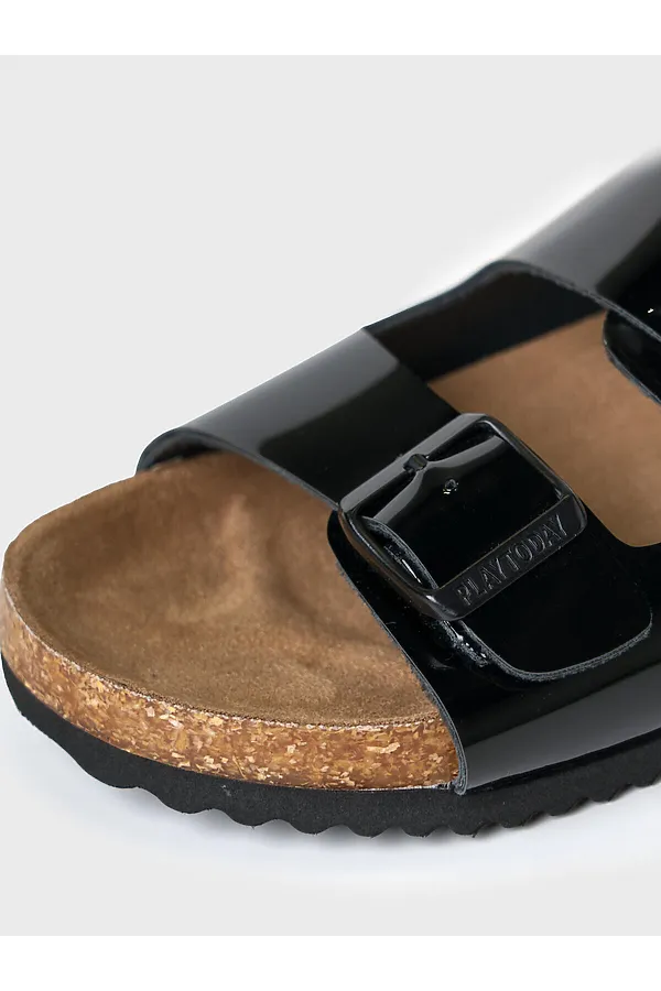 Туфли открытые для девочек PLAYTODAY, черный - фото 2