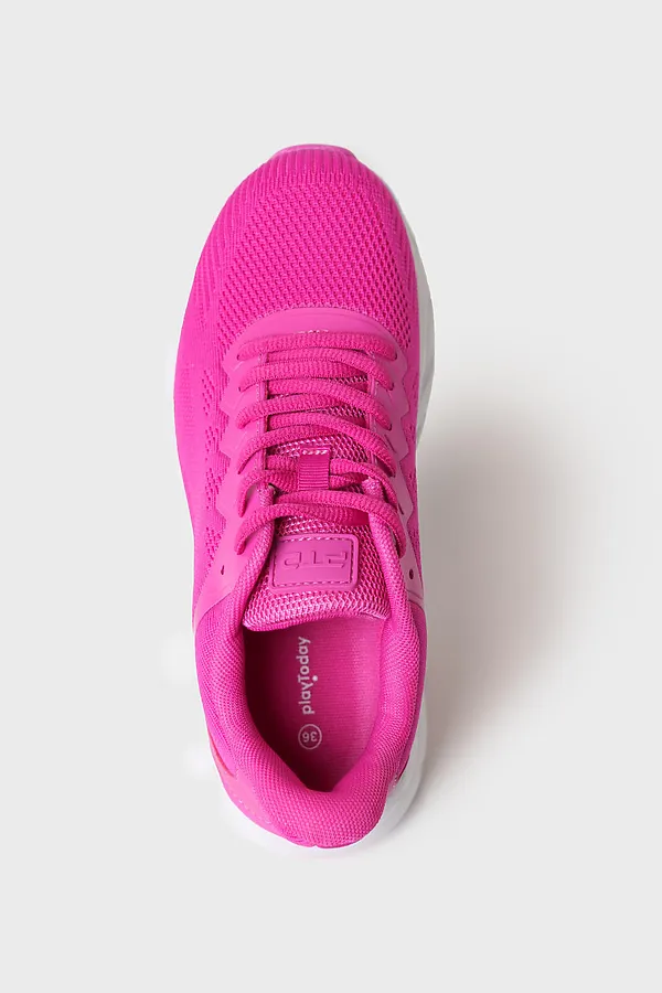Полуботинки для девочек PLAYTODAY, фуксия - фото 2