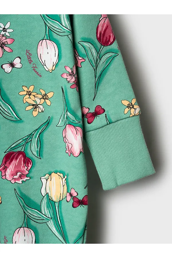 Комбинезон детский трикотажный для девочек PLAYTODAY, разноцветный - фото 2