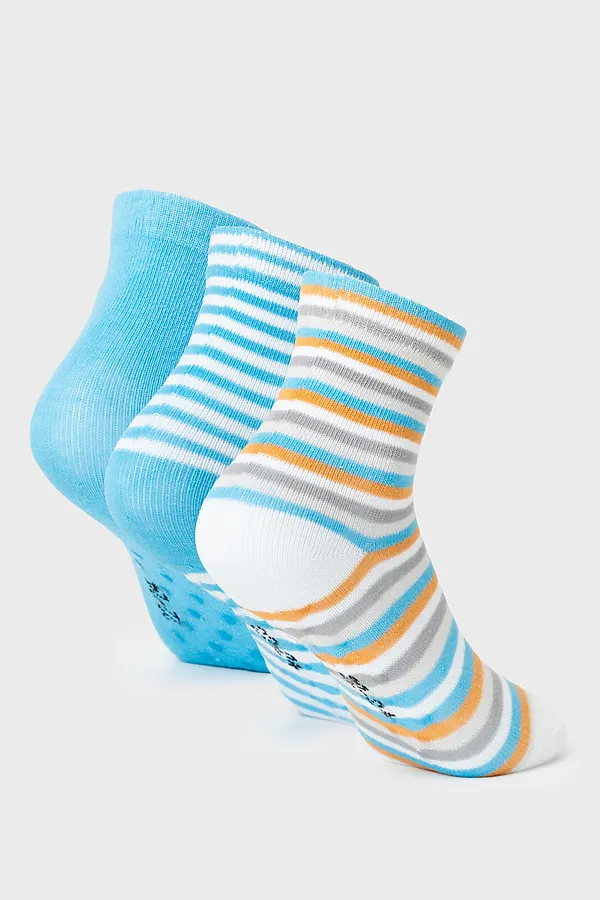 Носки детские трикотажные для мальчиков, 3 пары в комплекте PLAYTODAY, разноцветный - фото 2