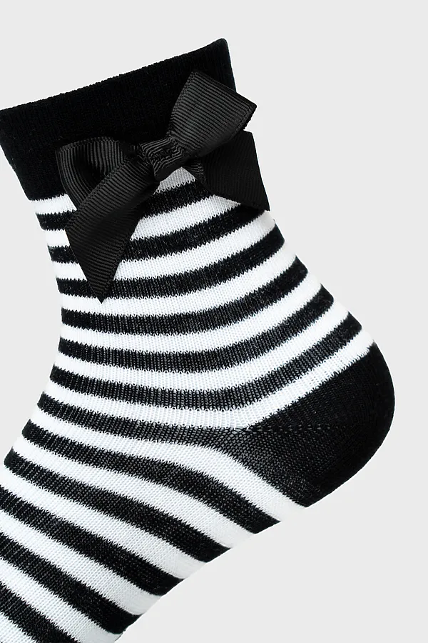 Носки трикотажные для девочек, 5 пар в комплекте PLAYTODAY, разноцветный - фото 2