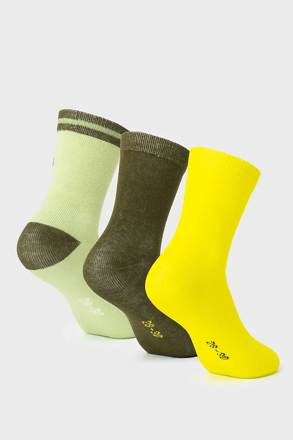 Носки трикотажные для мальчиков, 3 пары в комплекте PLAYTODAY, разноцветный - фото 2