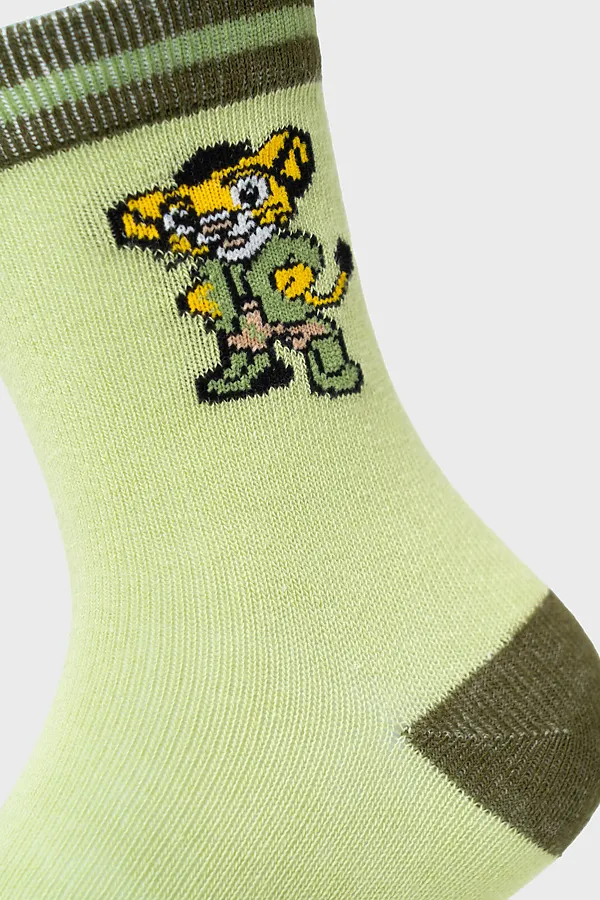 Носки трикотажные для мальчиков, 3 пары в комплекте PLAYTODAY, разноцветный - фото 2