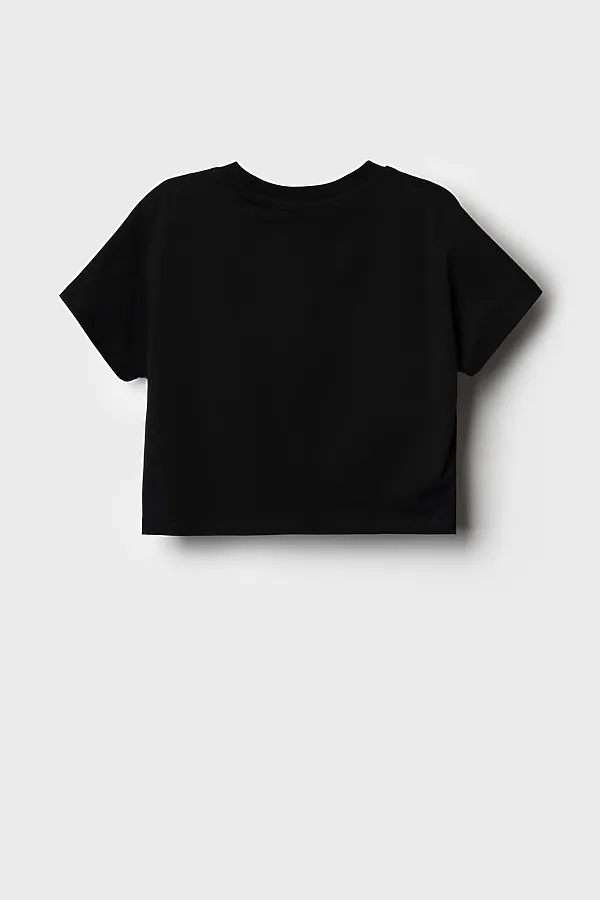 Джемпер трикотажный для девочек (футболка) PLAYTODAY, черный - фото 2