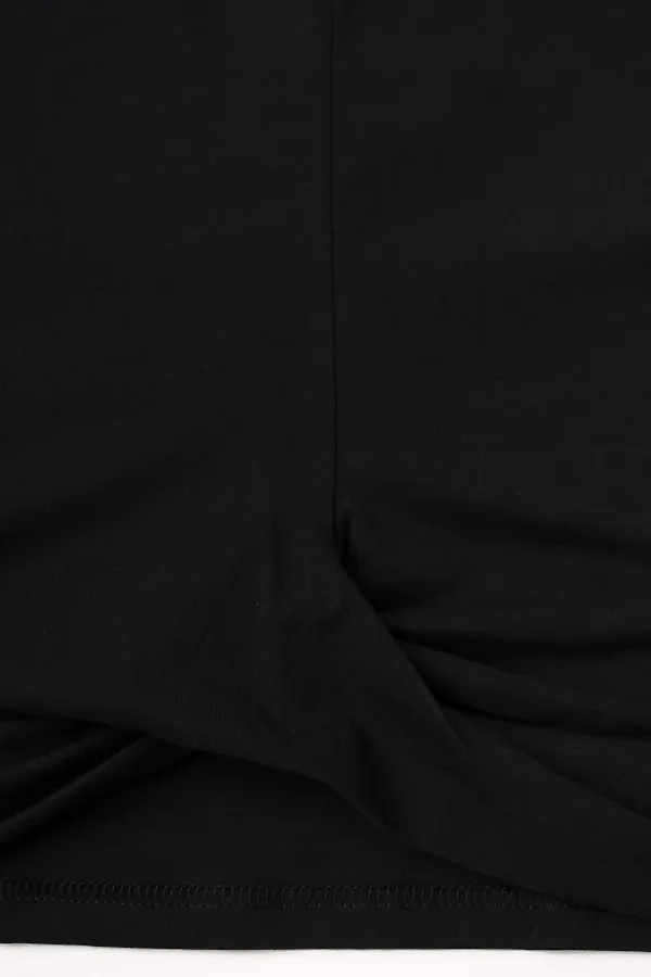 Джемпер трикотажный для девочек (футболка) PLAYTODAY, черный - фото 2