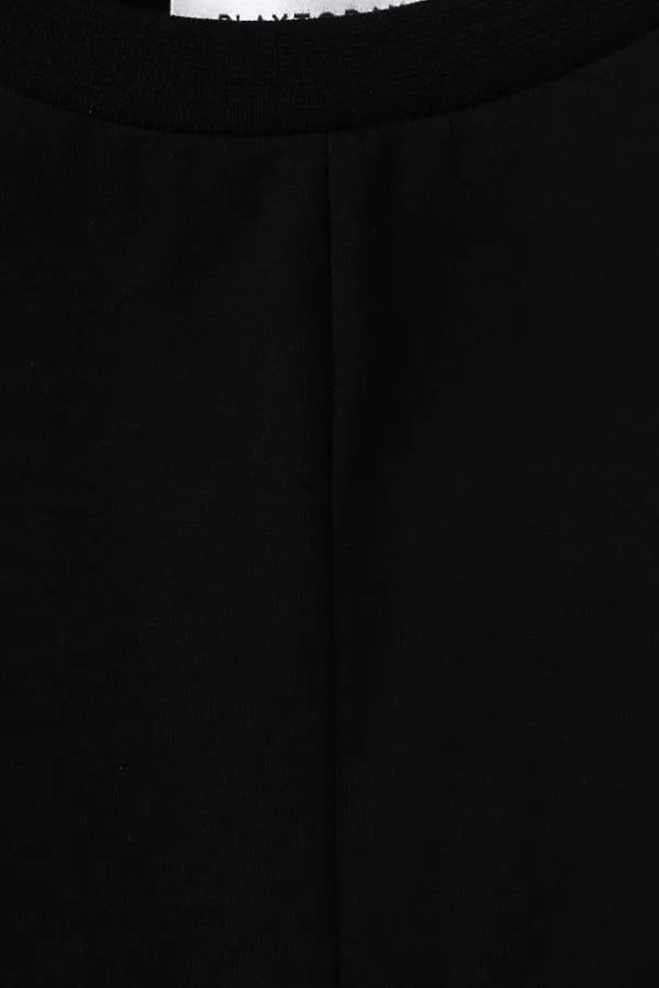 Джемпер трикотажный для девочек (футболка) PLAYTODAY, черный - фото 2