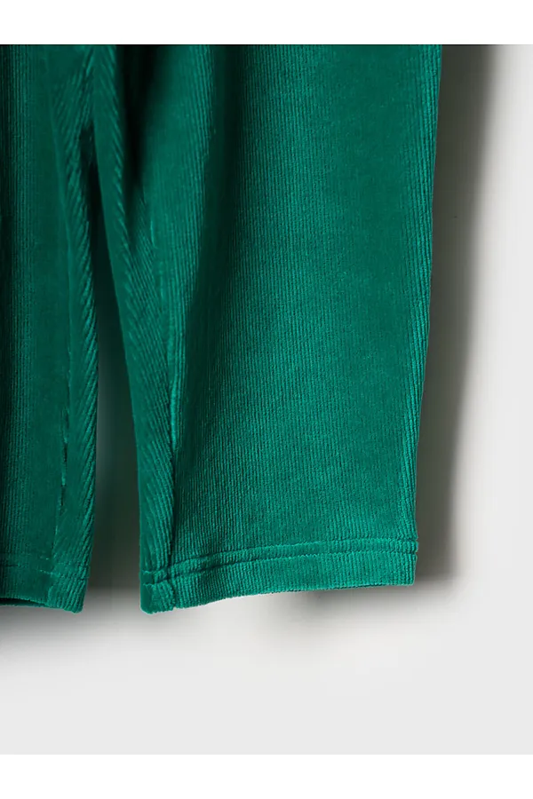 Комплект детский трикотажный для девочек: толстовка, брюки PLAYTODAY, зеленый - фото 2