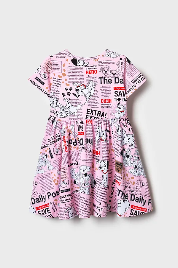 Платье трикотажное для девочек PLAYTODAY, разноцветный - фото 2