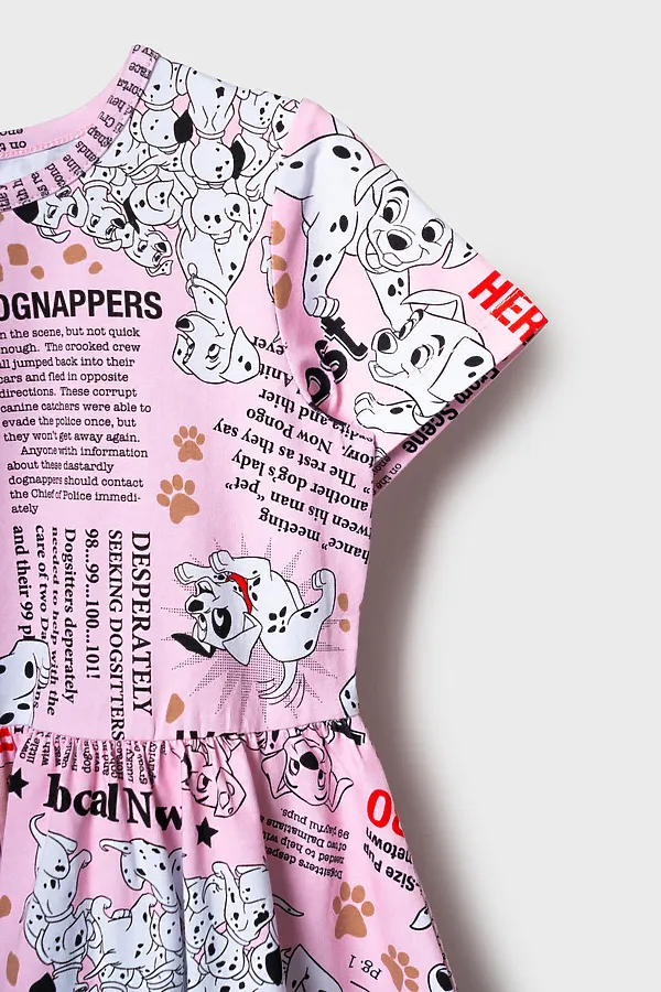 Платье трикотажное для девочек PLAYTODAY, разноцветный - фото 2