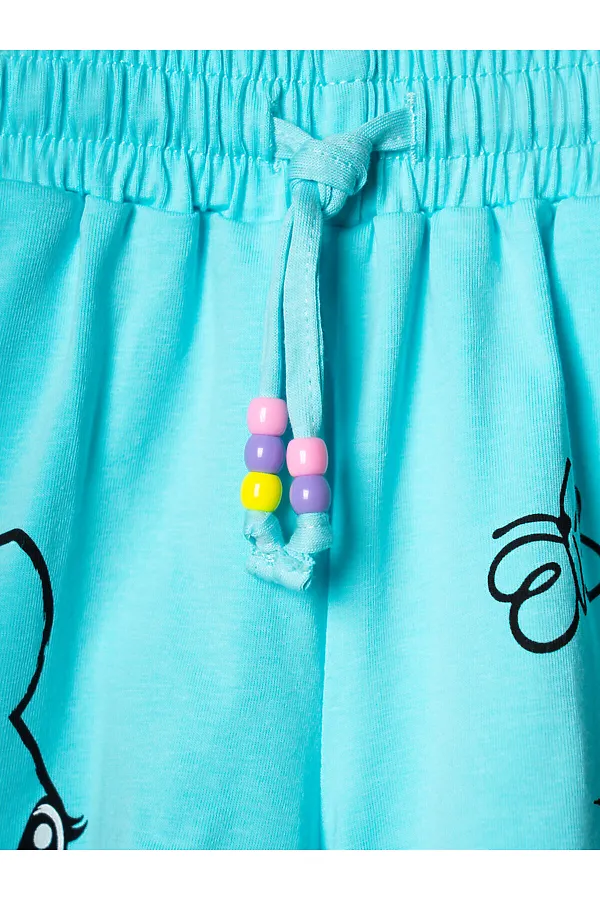 Шорты трикотажные для девочек, 2 шт в комплекте PLAYTODAY, разноцветный - фото 2