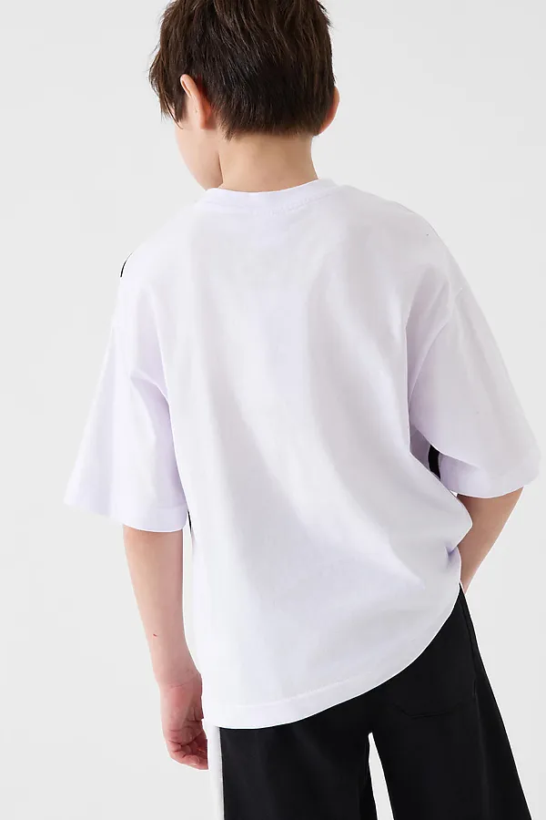 Фуфайка трикотажная для мальчиков (футболка) PLAYTODAY, белый - фото 2