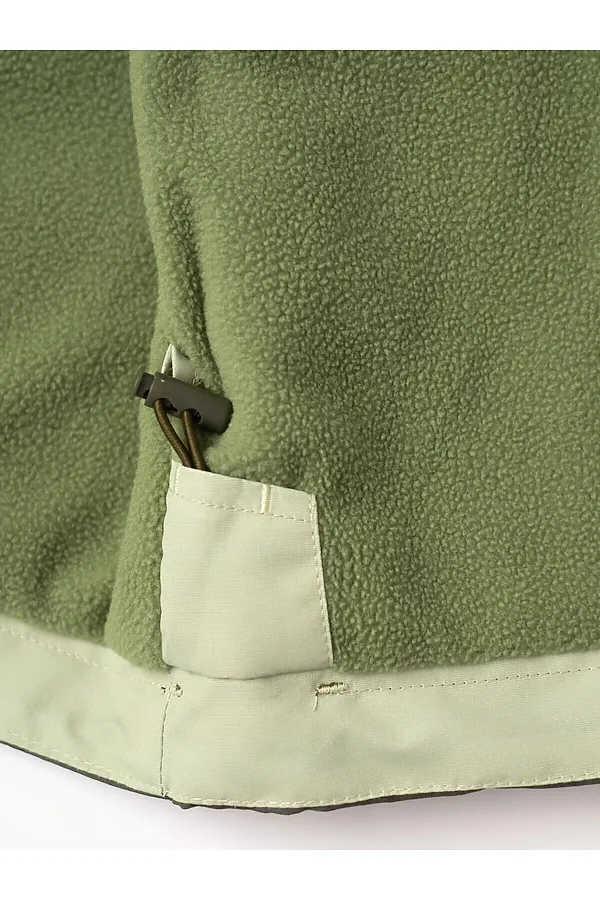 Куртка детская текстильная с полиуретановым покрытием для мальчиков (ветровка) PLAYTODAY, светло-зеленый,зеленый,темно-зеленый - фото 2