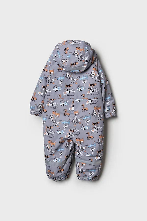 Комбинезон детский текстильный с полиуретановым покрытием для мальчиков PLAYTODAY, разноцветный - фото 2