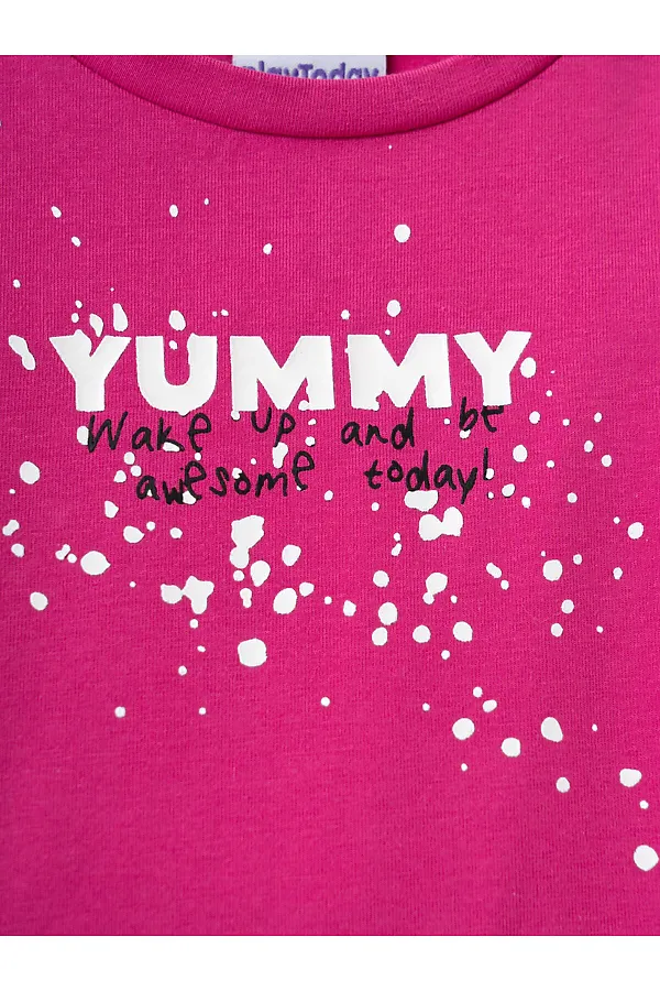 Платье трикотажное для девочек PLAYTODAY, розовый - фото 2