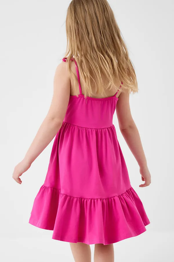 Сарафан трикотажный для девочек PLAYTODAY, розовый - фото 2