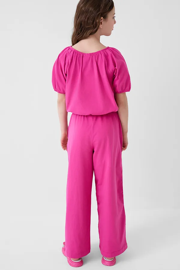 Комплект трикотажный для девочек: джемпер (футболка), брюки PLAYTODAY, розовый - фото 2