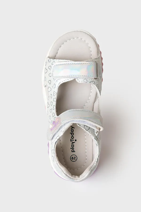Сандалии для девочек PLAYTODAY, белый - фото 2