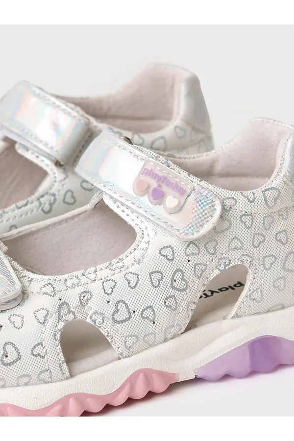 Сандалии для девочек PLAYTODAY, белый - фото 2