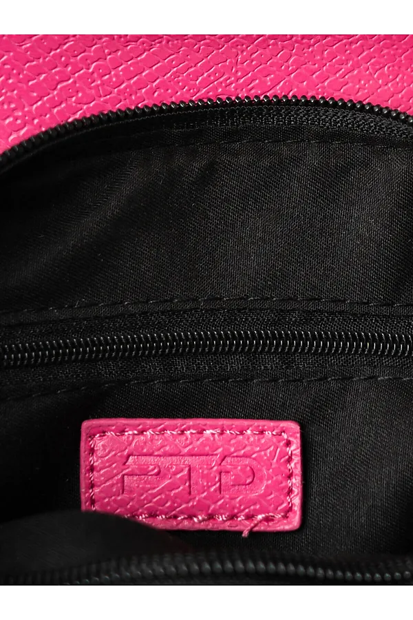 Сумка с брелоком для девочек PLAYTODAY, черный,фуксия - фото 2