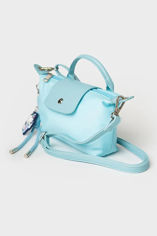 Сумка с брелоком для девочек PLAYTODAY, голубой - фото 2