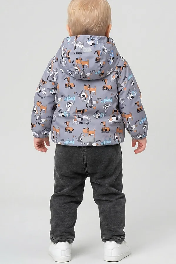 Брюки детские трикотажные для мальчиков PLAYTODAY, черный - фото 2