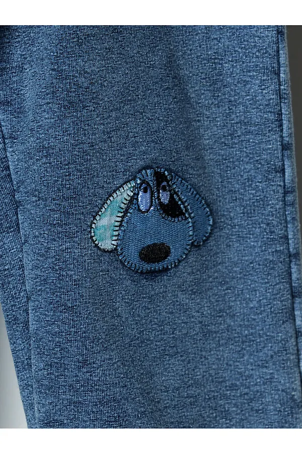 Брюки детские трикотажные для мальчиков PLAYTODAY, синий - фото 2