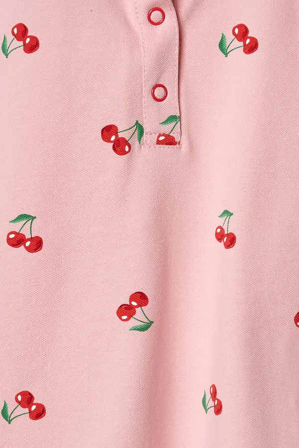 Джемпер трикотажный с воротником поло для девочек PLAYTODAY, разноцветный - фото 2