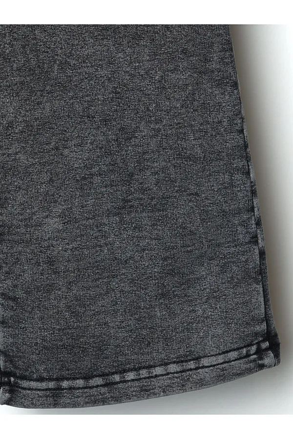 Брюки трикотажные для девочек PLAYTODAY, черный - фото 2