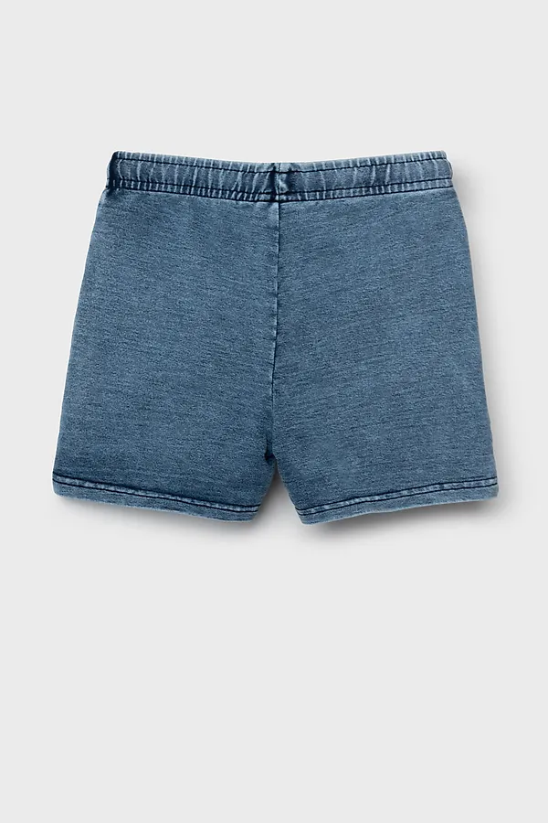 Шорты трикотажные для девочек PLAYTODAY, синий - фото 2