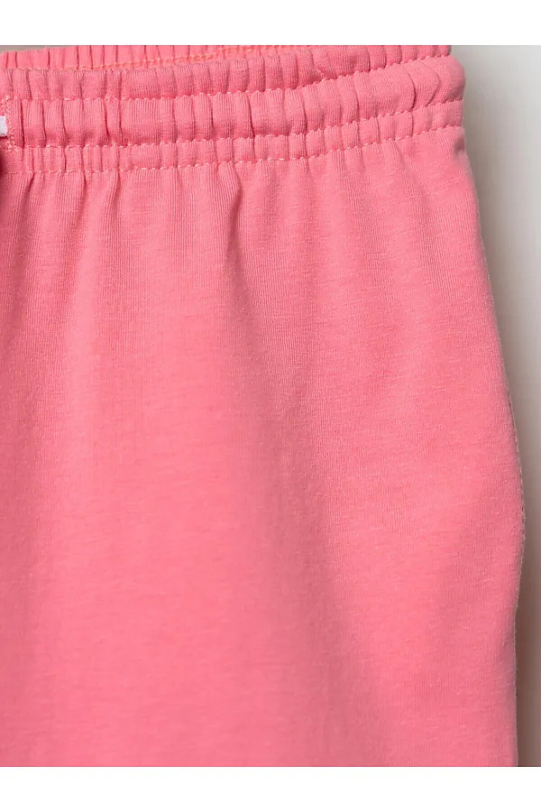 Комплект трикотажный для девочек: фуфайка (футболка), брюки PLAYTODAY, белый,светло-розовый - фото 2