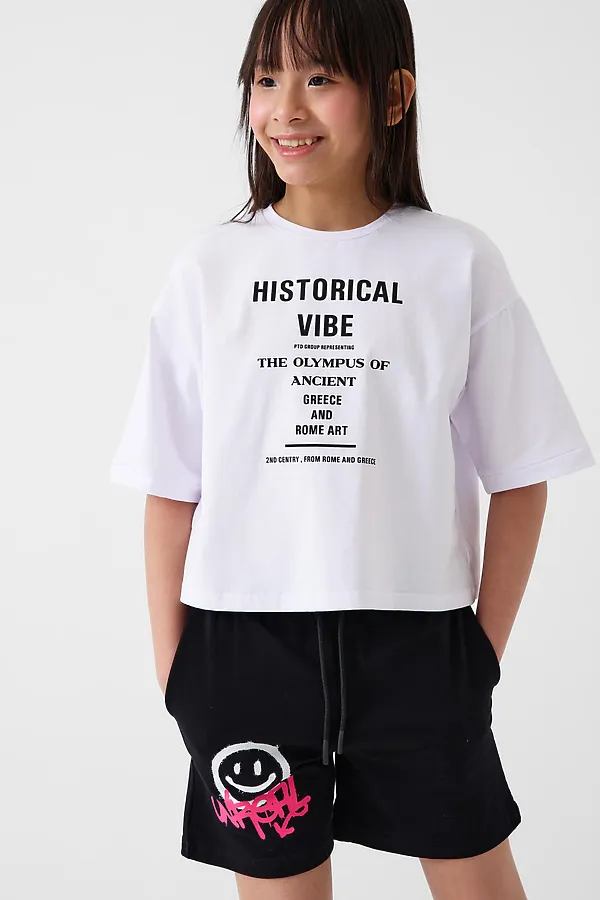 Шорты трикотажные для девочек, 2 шт в комплекте PLAYTODAY, разноцветный - фото 2