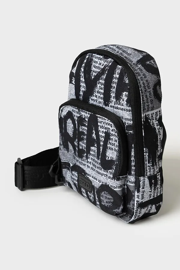 Сумка PLAYTODAY, черный,серый - фото 2