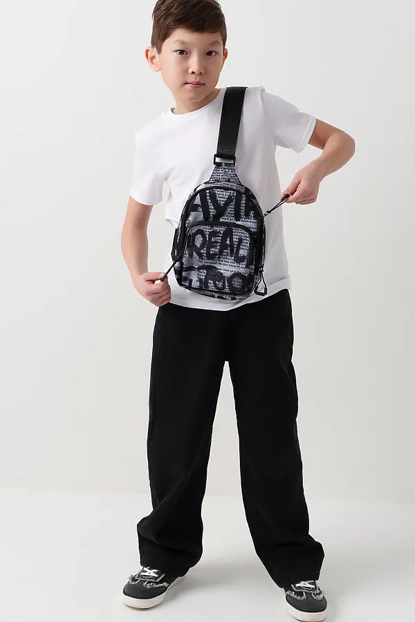 Сумка PLAYTODAY, черный,серый - фото 2