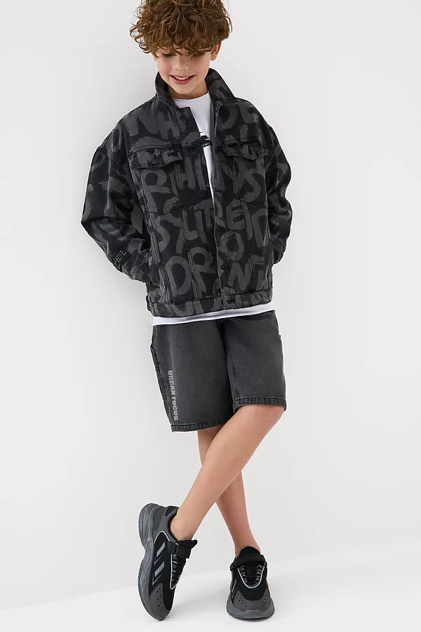 Полуботинки для мальчиков PLAYTODAY, черный,серый - фото 2