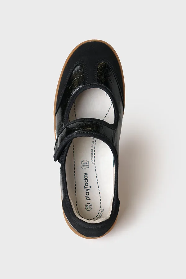 Туфли для девочек PLAYTODAY, черный,белый - фото 2