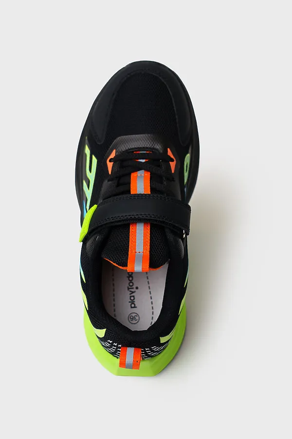 Полуботинки для мальчиков PLAYTODAY, черный - фото 2