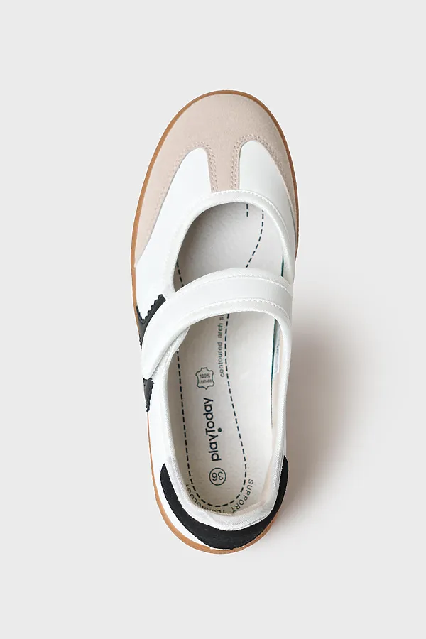 Туфли для девочек PLAYTODAY, белый,черный - фото 2